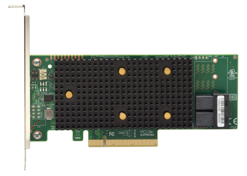 Lenovo SAS/SATA storage controller (PCIe low profile), 8 ports, no cache 7Y37A01082
